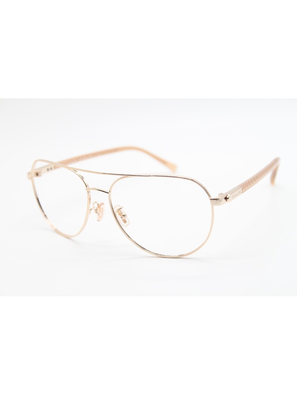 NEW COACH HC 7053 L137 922713 GOLD BROWN AUTHENTIC EYEGLASSES 58-15
